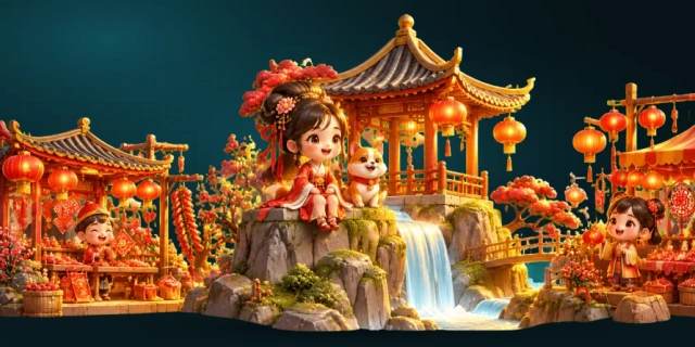 江山美景画